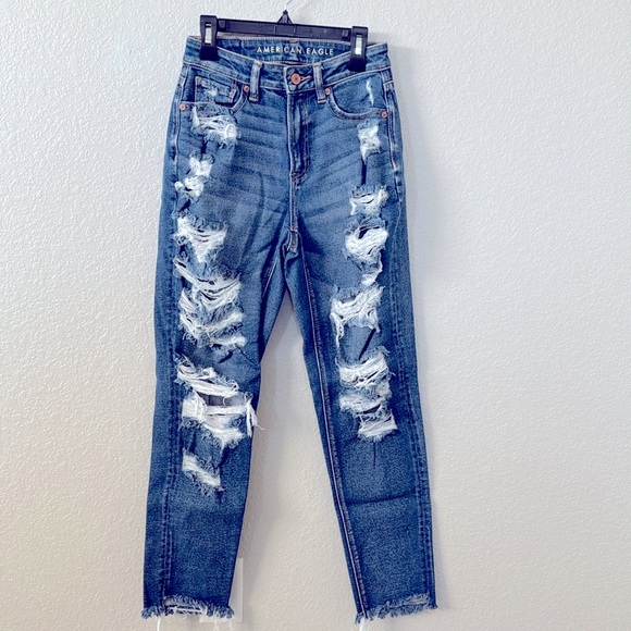 American Eagle Outfitters Denim - American Eagle Outfitters mom jean size 0 regular